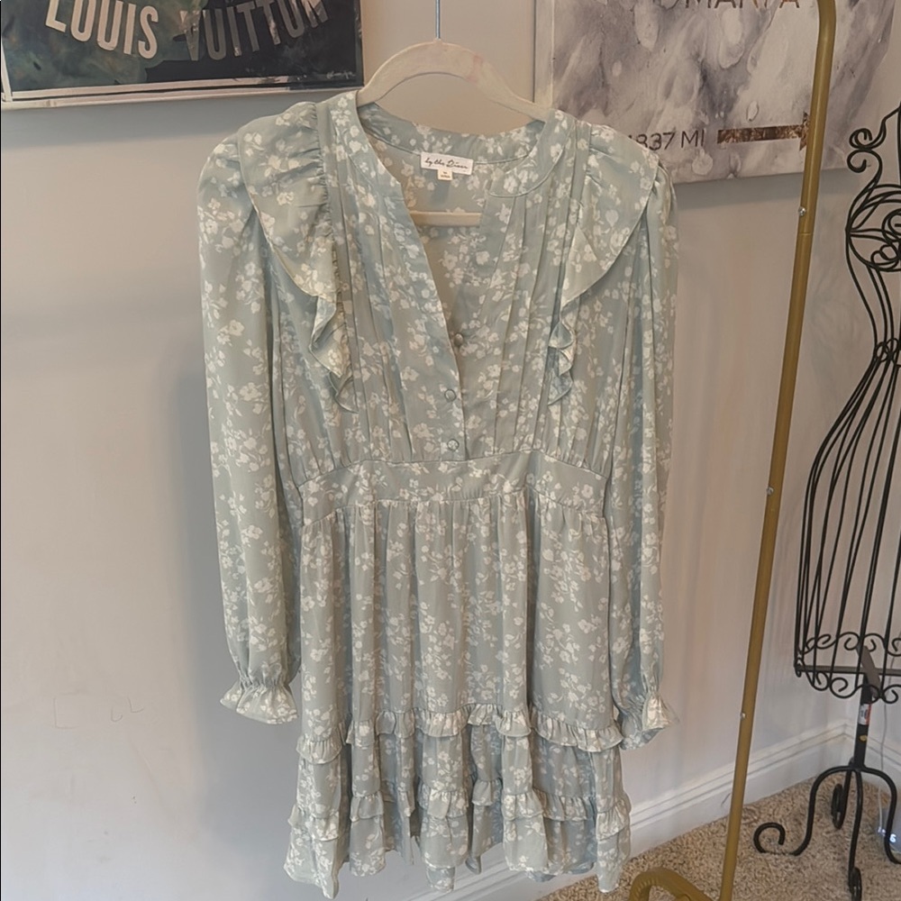 Floral Ruffle Dress - Picture 2 of 4